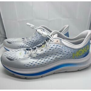 Men's HOKA One One Kawana Blanc De Blanc Diva Blue size 11.5D